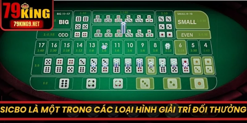 Sicbo là một trong các loại hình giải trí đổi thưởng hấp dẫn