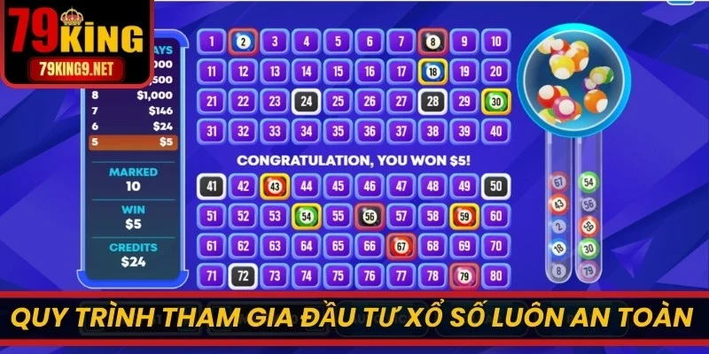 Quy trình tham gia đầu tư xổ số luôn an toàn và hoàn toàn miễn phí